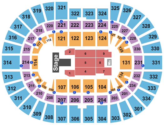 Value City Arena at The Schottenstein Center Maverick City Music Seating Chart