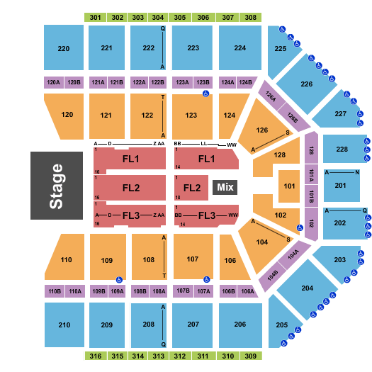Van Andel Concert Seating Chart