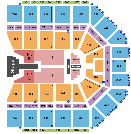 Van Andel Arena Brandon Lake Seating Chart