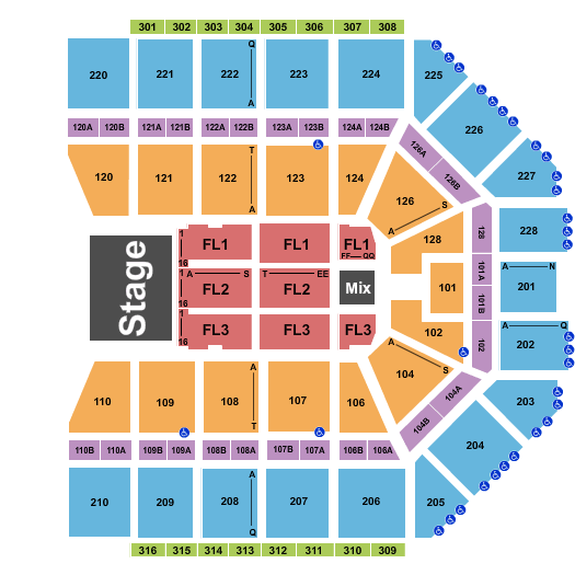 Van Andel Arena Cher Seating Chart