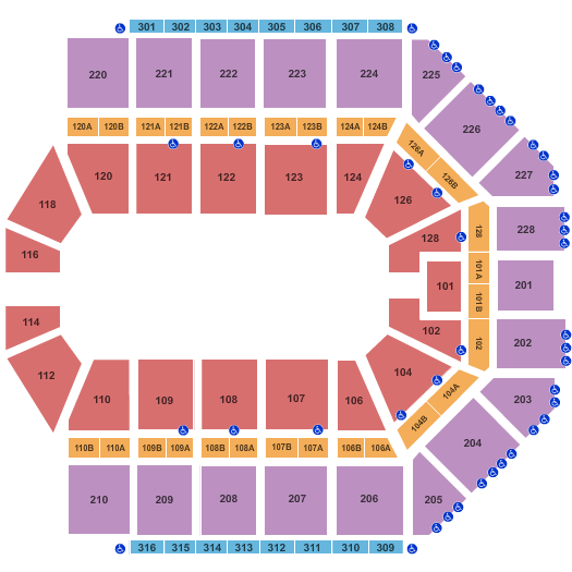 Van Andel Arena Open Floor Seating Chart