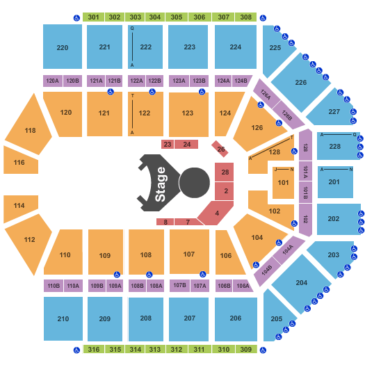 Van Andel Arena Cirque Ovo Seating Chart