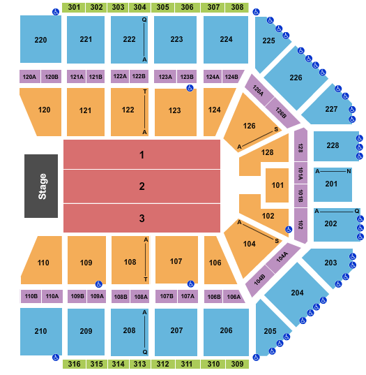 Van Andel Arena Comedy Seating Chart