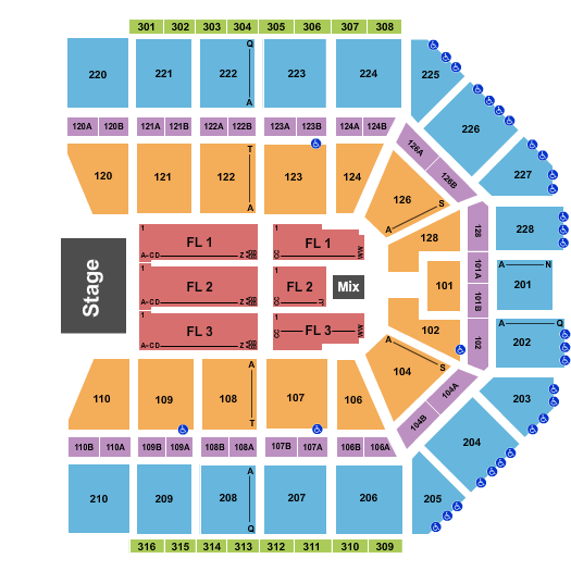 Van Andel Arena Daryl Hall Seating Chart