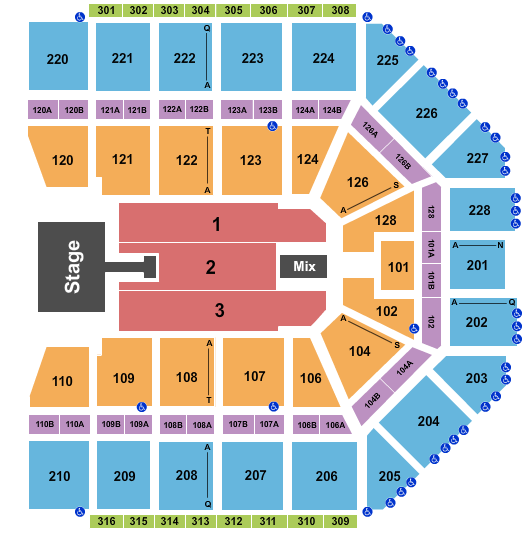 Van Andel Arena Def Leppard Seating Chart