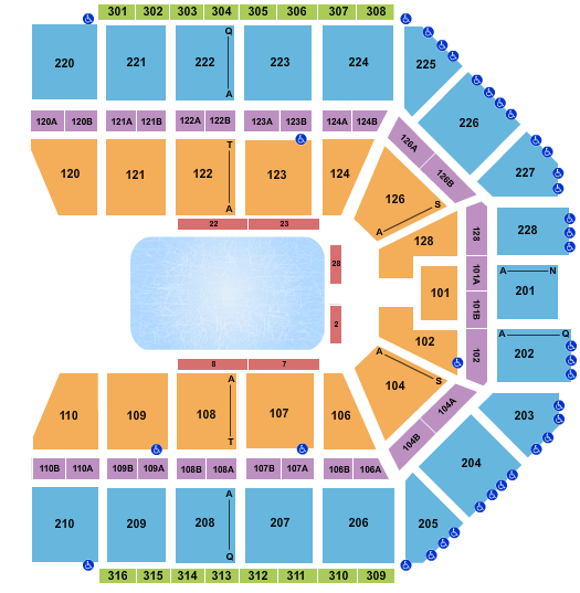 Van Andel Arena Disney On Ice 2024 Seating Chart