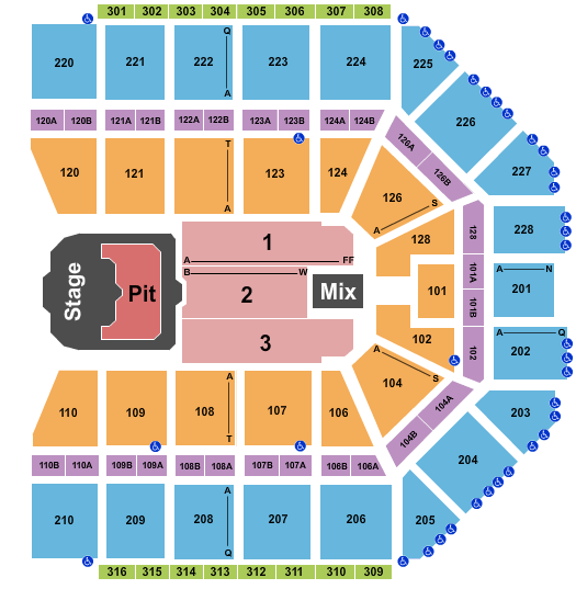 Van Andel Arena Eric Church Seating Chart