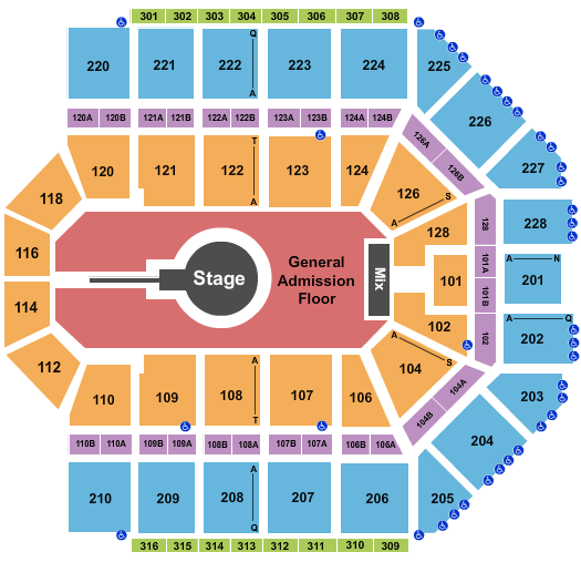 Van Andel Arena Foo Fighters Seating Chart