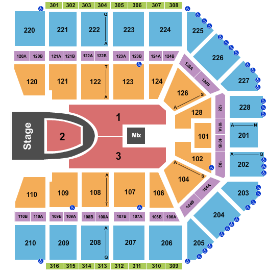 Van Andel Arena For King and Country 2 Seating Chart