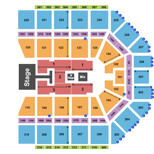 Van Andel Arena For King and Country Seating Chart