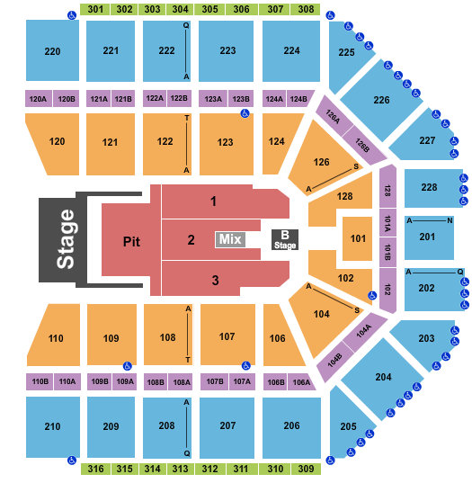 Van Andel Arena Greta Van Fleet Seating Chart