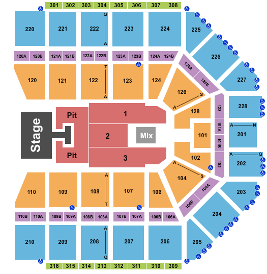 Van Andel Arena Jordan Davis Seating Chart