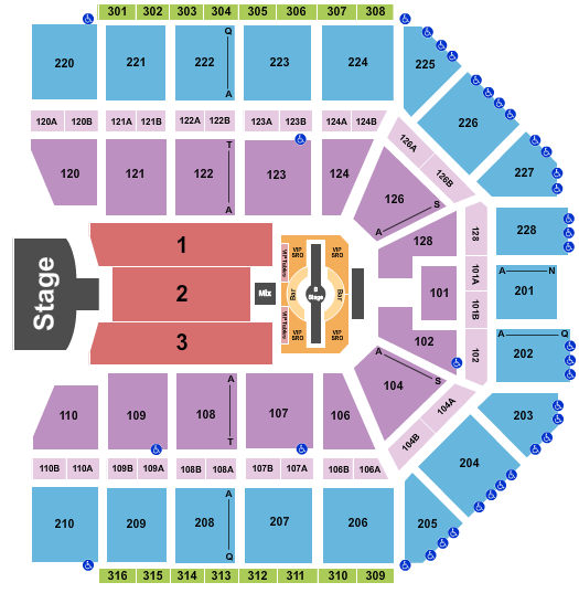 Van Andel Arena Justin Timberlake Seating Chart