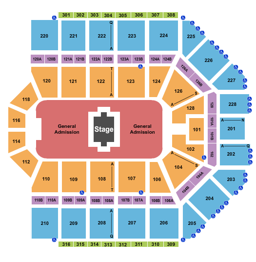 Kane Brown Van Andel Arena Seating Chart