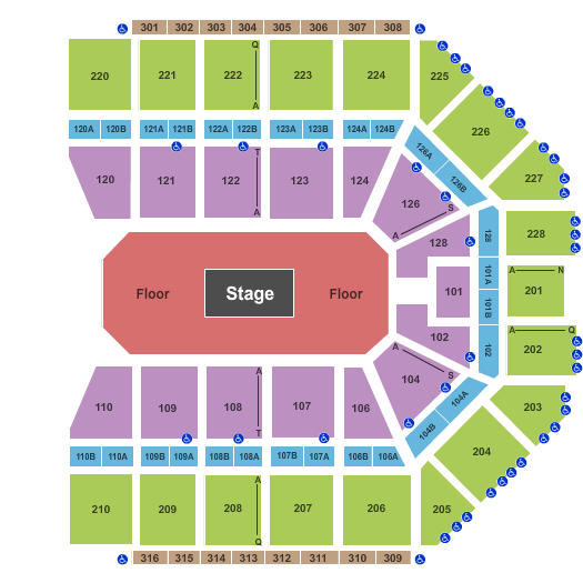 Van Andel Arena Kanye West Seating Chart