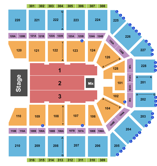seating chart for Van Andel Arena - Katt Williams - eventticketscenter.com