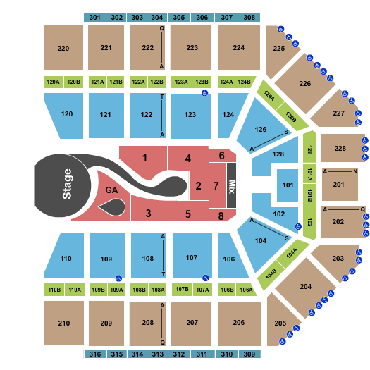 Van Andel Arena Katy Perry Seating Chart
