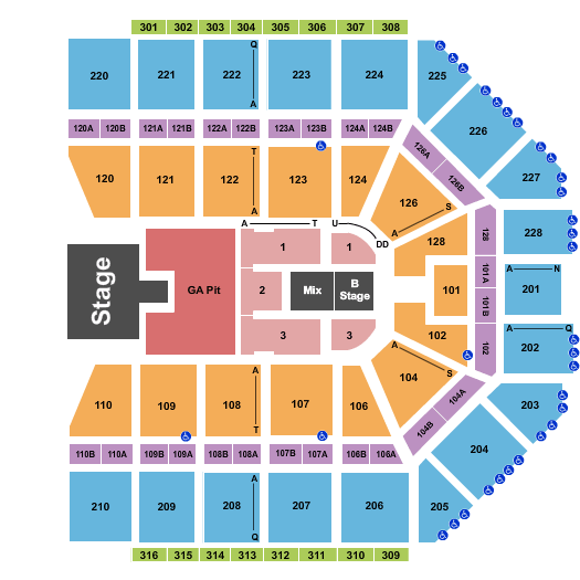 Van Andel Arena Keith Urban Seating Chart