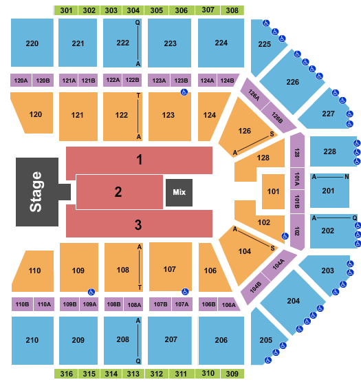 Van Andel Arena seating chart event tickets center