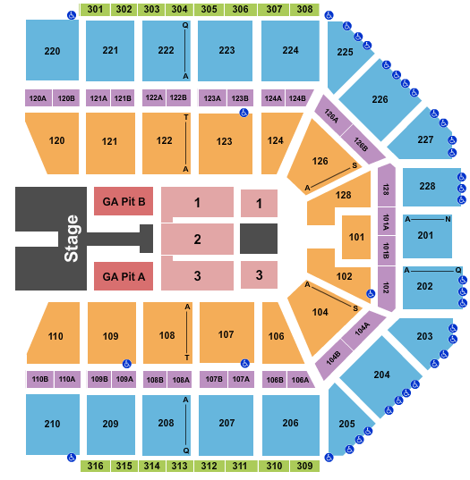 Van Andel Arena Kelsea Ballerini Seating Chart