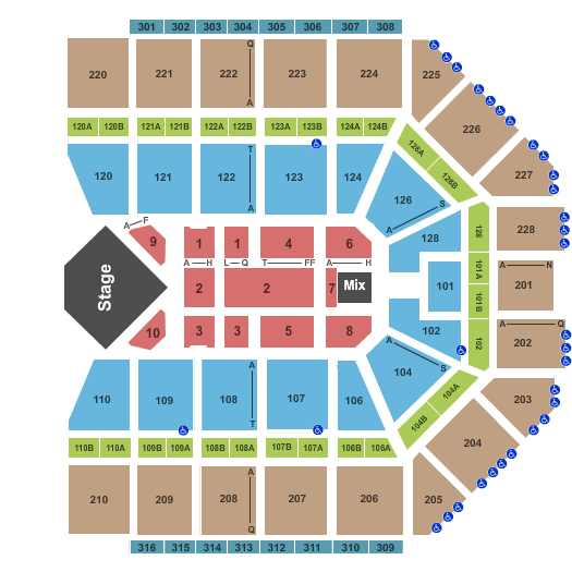 Van Andel Arena Lionel Richie Seating Chart