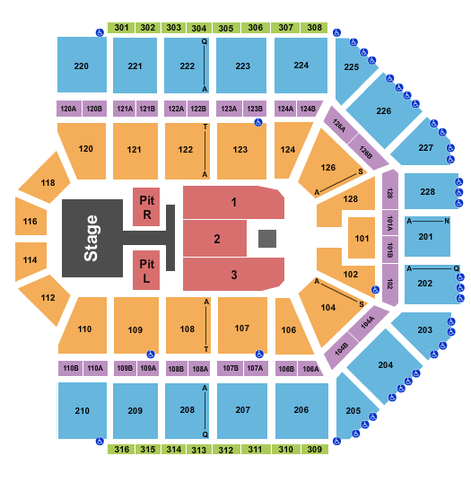 Van Andel Arena Luke Bryan Seating Chart