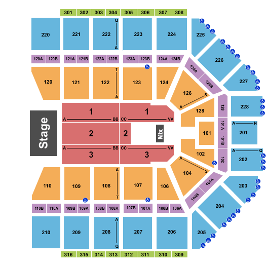 Van Andel Arena Lynyrd Skynrd Seating Chart