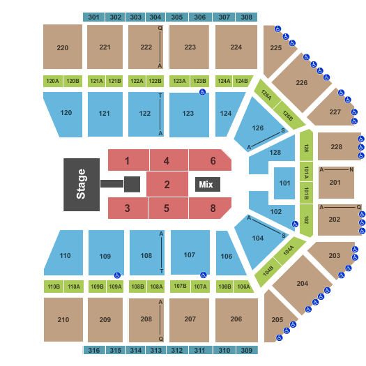 Van Andel Arena Maxwell Seating Chart