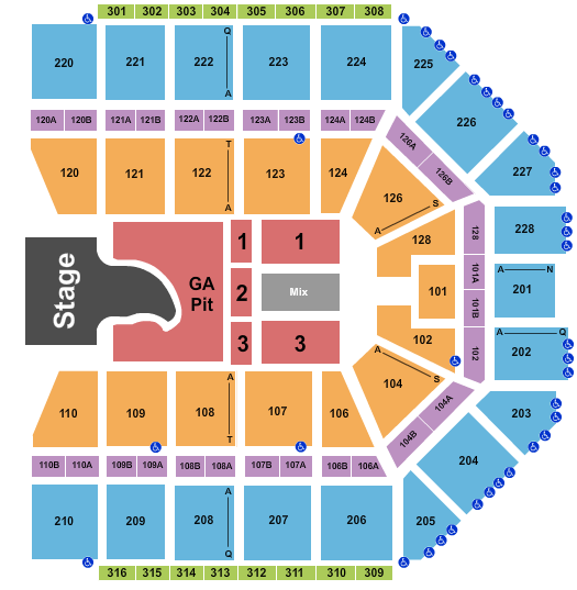 Van Andel Arena Megan Moroney Seating Chart