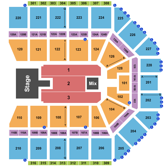 Van Andel Arena Pentatonix 2 Seating Chart