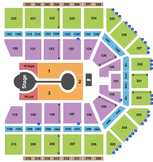 Van Andel Arena Shawn Mendes 2 Seating Chart