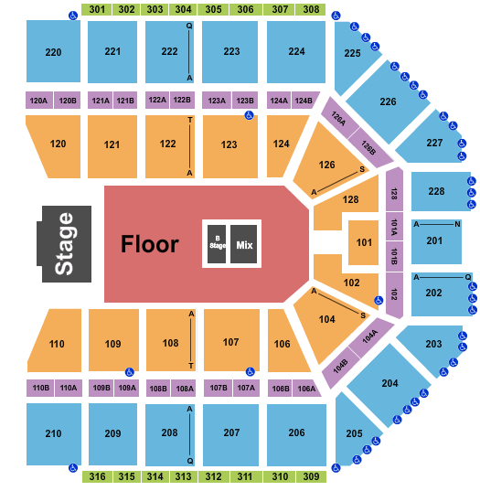 Van Andel Arena Twenty One Pilots Seating Chart