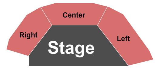Van Fleet Theatre - OH End Stage Seating Chart