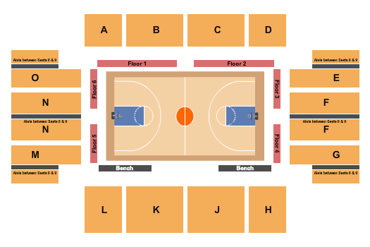 Vancouver Convention & Exhibition Center Basketball Seating Chart