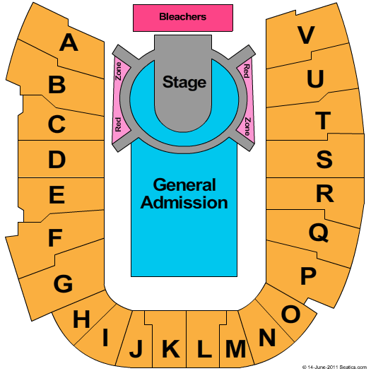 FirstBank Stadium U2 Seating Chart