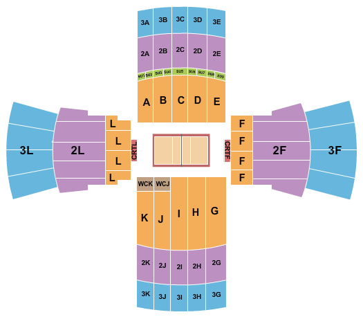 Vanderbilt University Memorial Gymnasium seating chart