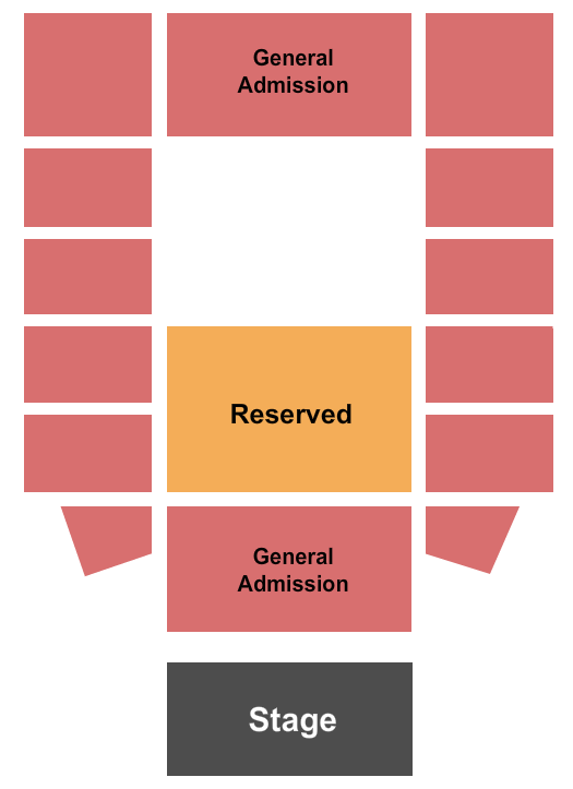 Variety Playhouse Endstage RSV-GA Seating Chart