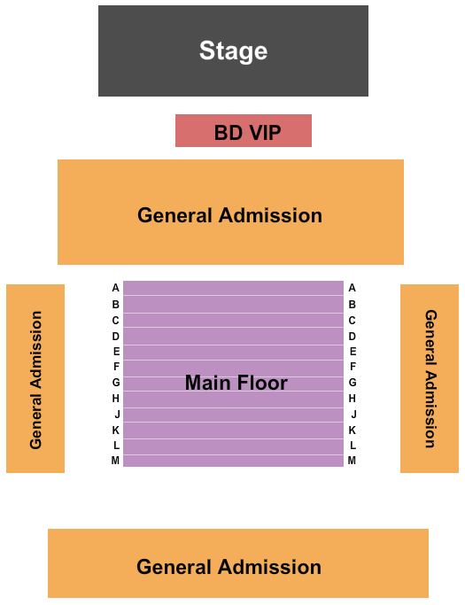 Variety Playhouse Trevor Hall Seating Chart