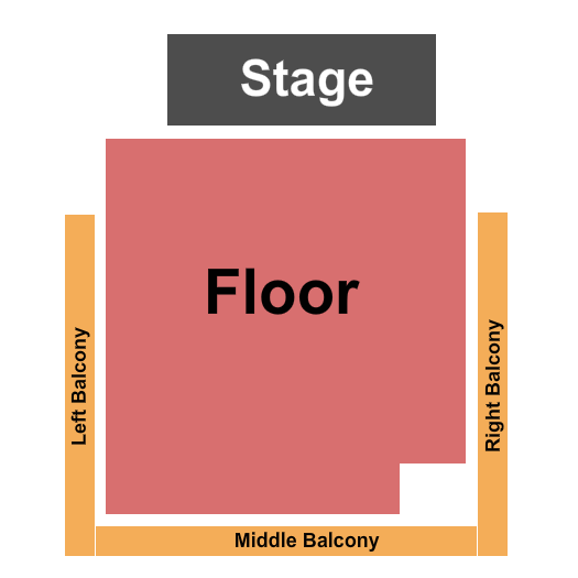 Varsity Theater - MN GA Floor 2 Seating Chart