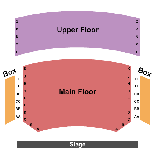 White Hall At Vashon Center For The Arts Endstage Seating Chart