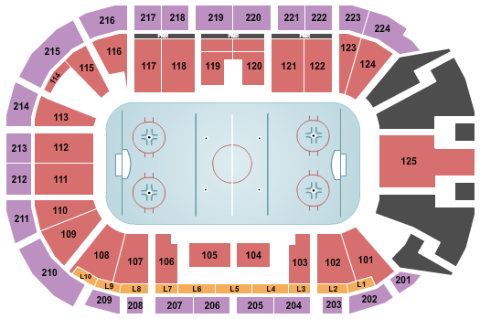 Vaudoise Arena Hockey Seating Chart