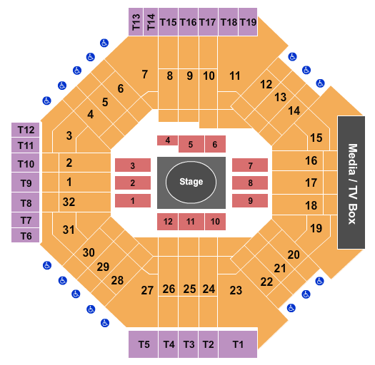 VELO Event Center - Dignity Health Sports Park Center Stage Seating Chart