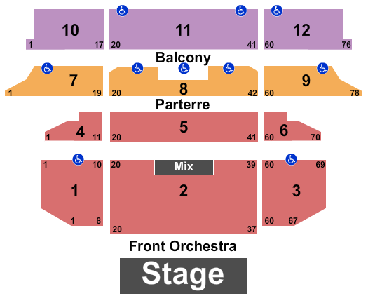 Venetian Sands Theatre Seating Chart