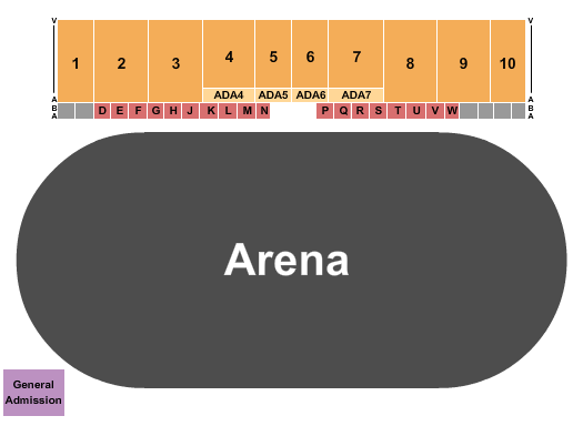Ventura County Fairgrounds Rodeo Seating Chart
