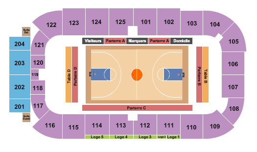Verdun Auditorium Basketball Seating Chart