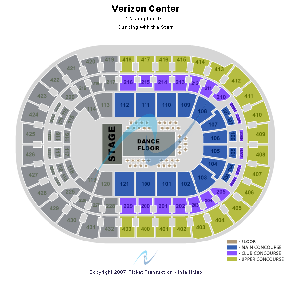 Capital One Arena Dancing With The Stars Seating Chart