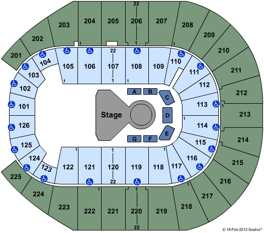Simmons Bank Arena Cirque Quidam Seating Chart