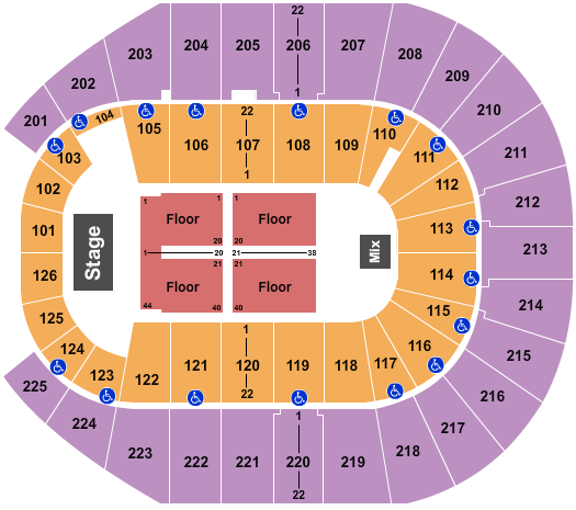 Simmons Bank Arena Jeff Dunham Seating Chart