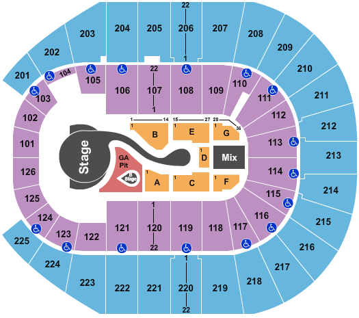 Simmons Bank Arena Katy Perry Seating Chart