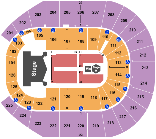 Simmons Bank Arena Kiss Seating Chart
